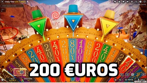 I win 200 € | Crazy Time