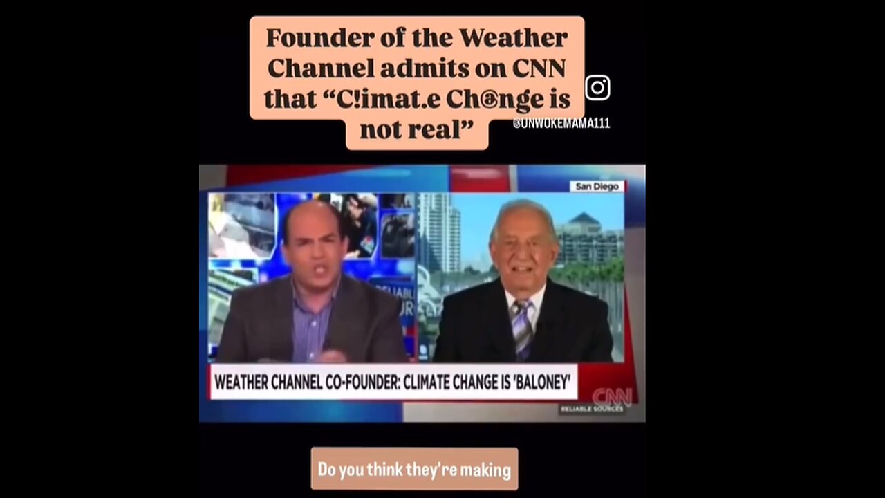 Founder of Weather Channel says global warming is a fraud forced on science by the Democrats