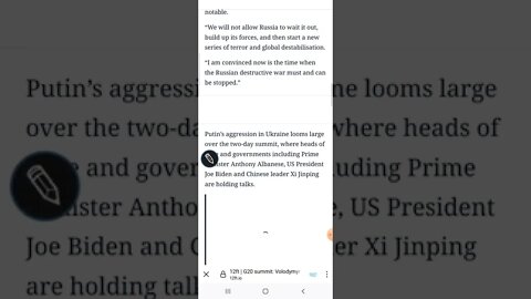 Russia wants to deceive you’: Zelensky warns G20 leaders英语