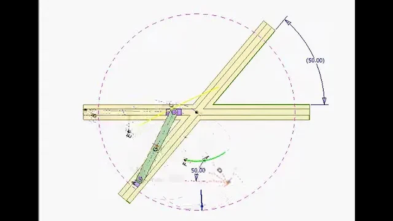 3177 Straight line drawing mechanism 1