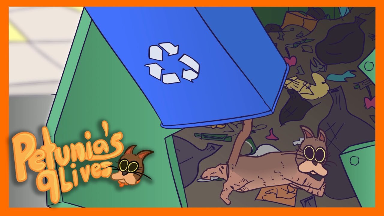 Petunia's 9 Lives | Recycling Bin