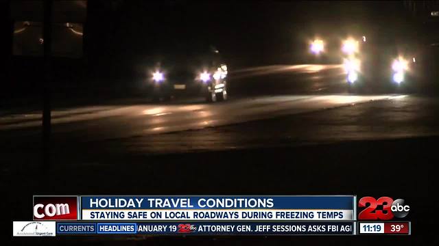 Holiday travel conditions