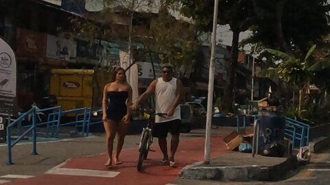 Dashcam footage of North East Macae, Rio de Janeiro
