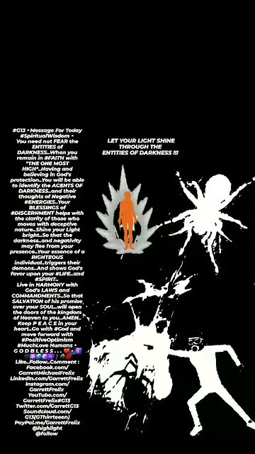 ▪︎LET YOUR LIGHT SHINE THROUGH THE ENTITIES OF DARKNESS▪︎