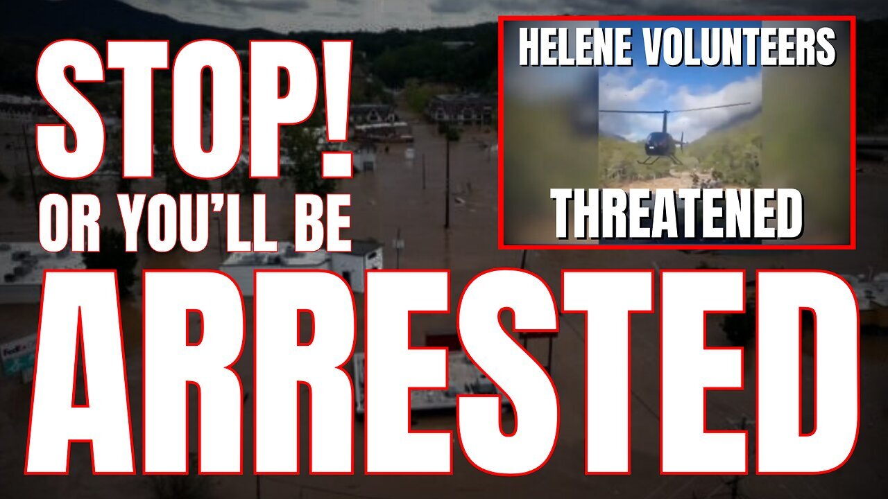 Hurricane Volunteers Threatened with Arrest for Attempting to Help Save Stranded Hurricane Victims, and While Thousands are Still Missing — This is Your Government #JustDoingTheirJob! | Jean Nolan (Inspired)