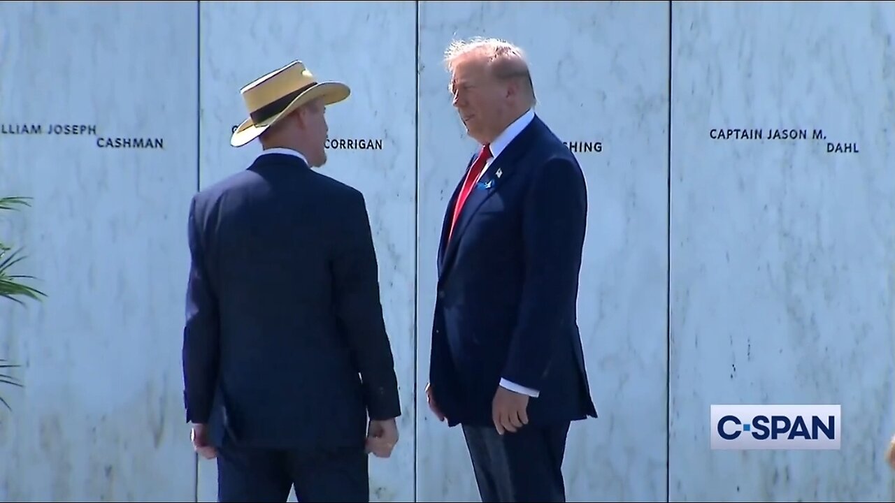 Trump Pays Tribute To Those Lost On Flight 93 in Shanksville, PA