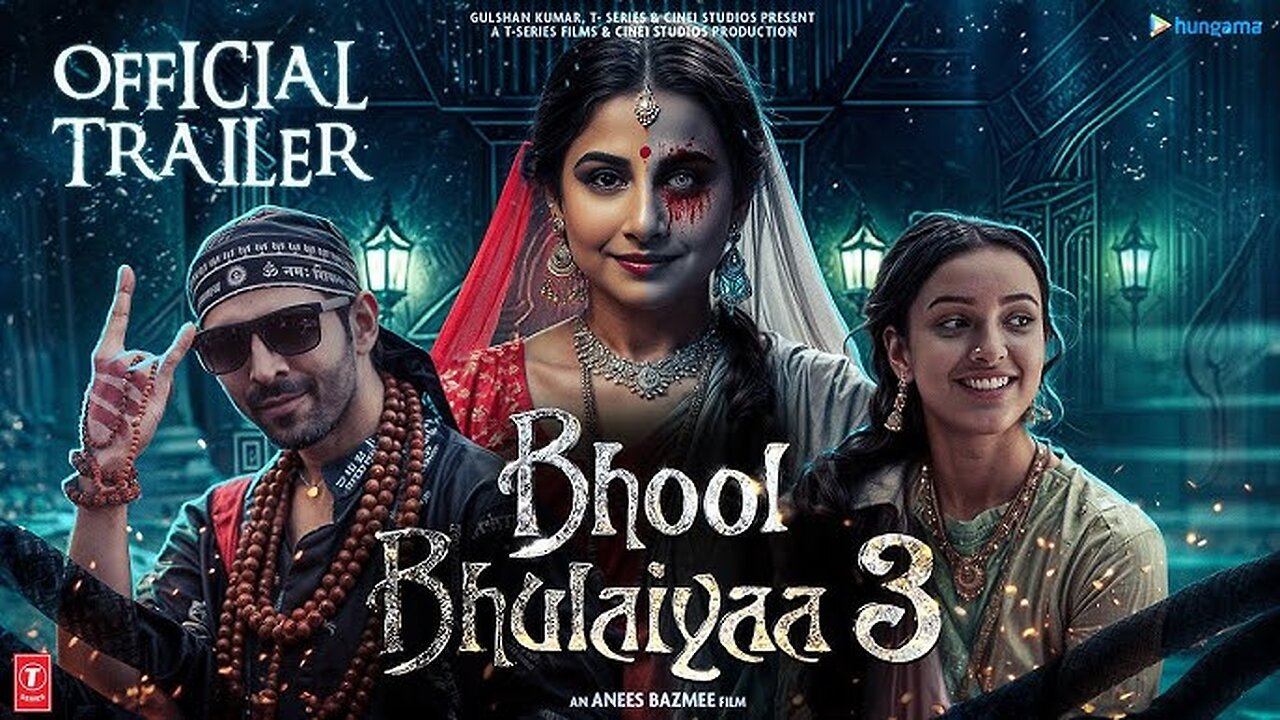 Bhool Bhulaiyaa 3 Trailer | Akshay Kumar | Kartik Aaryan | Kiara Advani | Bhool Bhulaiyaa 3