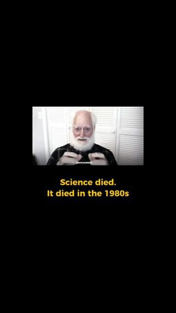 SCIENCE DIED in the 1980's