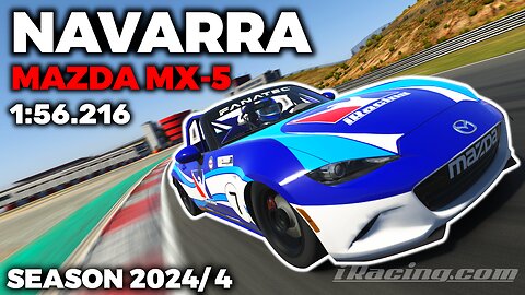 iRacing Guide MX5 Circuit de NAVARRA + Hot Lap + Setup - 1:56,216