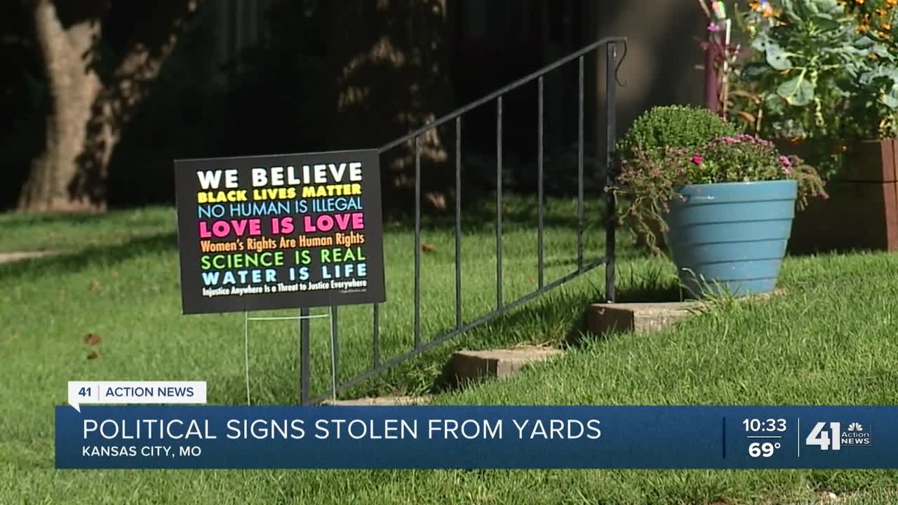 Sign thefts frustrate homeowners