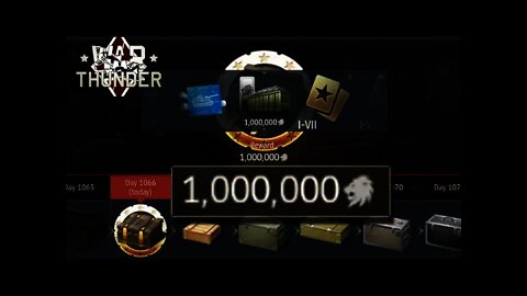 1,000,000 Silver Lions in War Thunder. Does it ever happen?