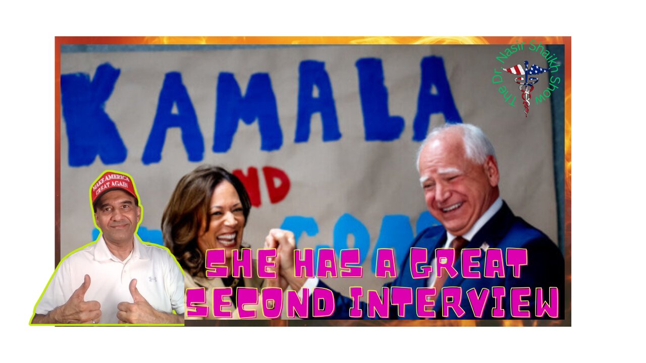 Kamala Harris Gets Second Chance with Tim Walz, Nails Interview