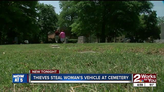 Thieves steal grieving widow's car