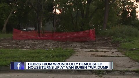 Lawmaker's missing house was dumped in Van Buren Township