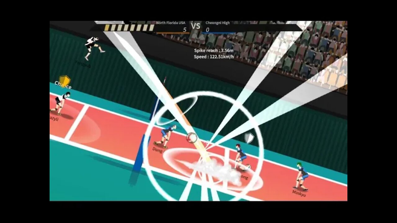 The Spike Volleyball - S-Tier Wing Spike Yongsub Snipes 3 White Circles - Sniper Achievement