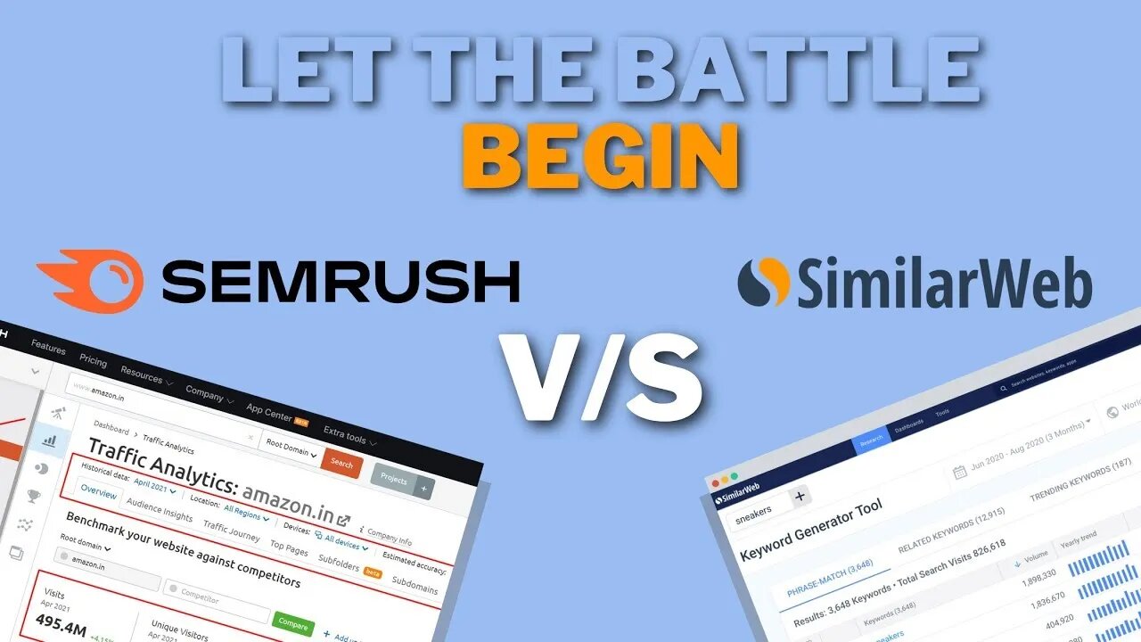 SEMrush vs Similarweb - 9 reasons to choose Semrush over Similarweb!