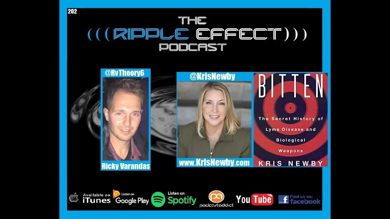 The Ripple Effect Podcast #202 (Kris Newby | Bitten: Secret History of Lyme Disease & Bio Weapons)