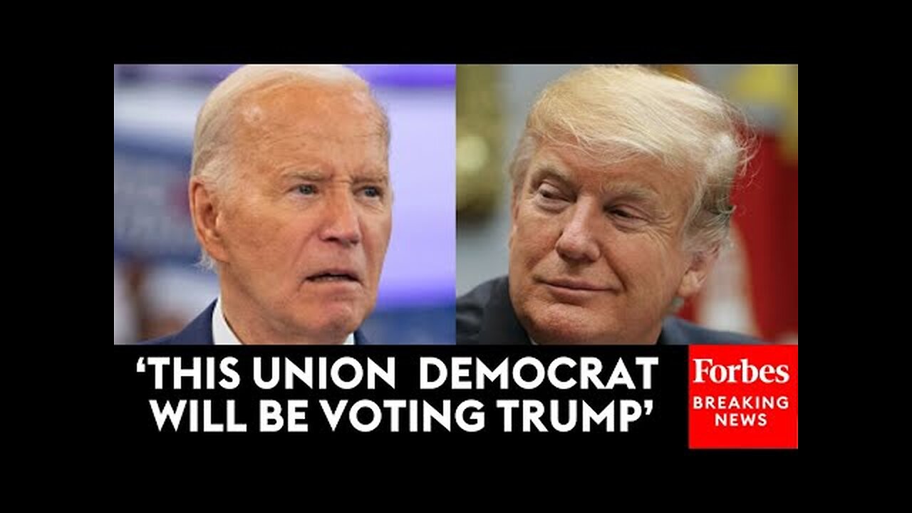 Top Union Democrat Ruthlessly Torches Biden, Issues Strong Endorsement Of Trump At RNC