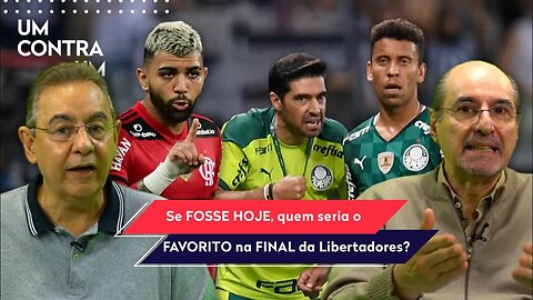 "O Flamengo é MAIS ESPETACULAR, mas o Palmeiras tem..." OLHA esse DEBATE da final da Libertadores!