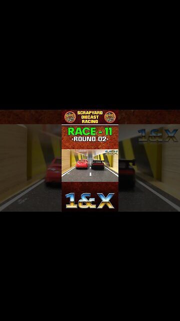 Dodge Challenger vs Infiniti G37 | 1&X ROUND 2 | Diecast Racing Tournament #shorts