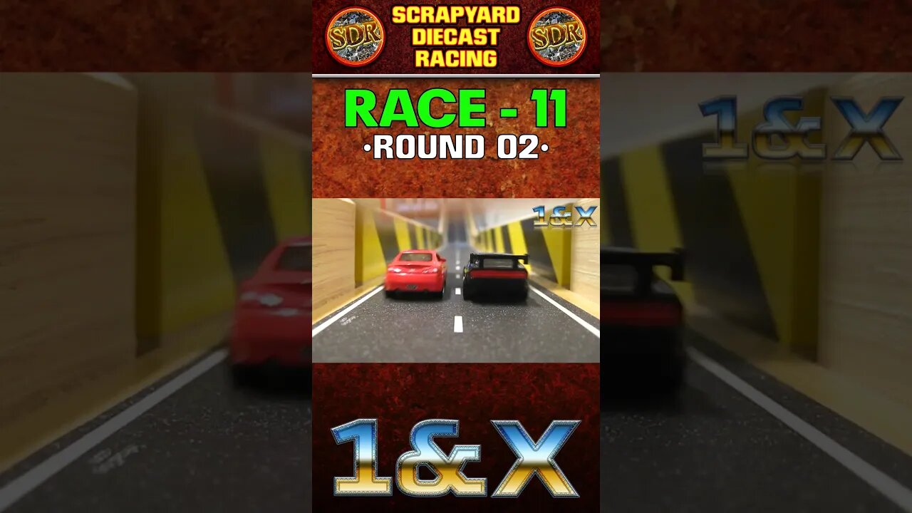 Dodge Challenger vs Infiniti G37 | 1&X ROUND 2 | Diecast Racing Tournament #shorts