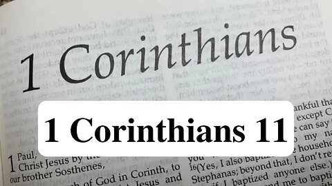 1 Corinthians Chapter 11