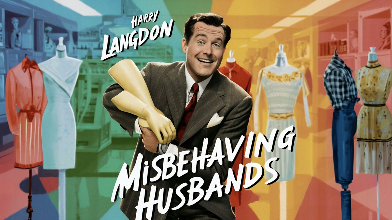 MISBEHAVING HUSBANDS (1940) Harry Langdon, Betty Blythe & Esther Muir | Comedy, Romance | COLORIZED