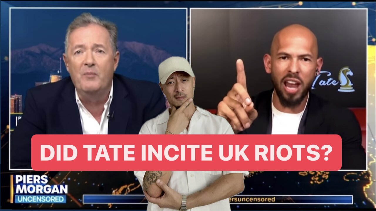 Andrew Tate vs Piers Morgan on UK unrest & free speech crackdown