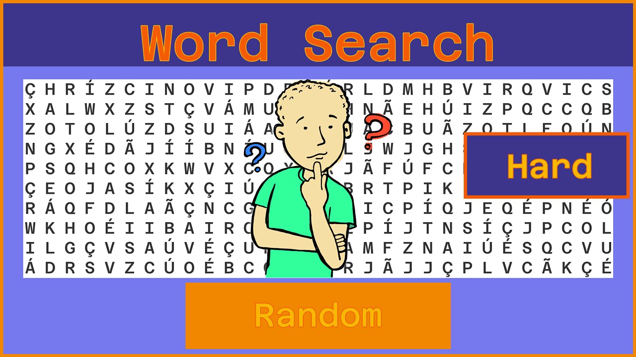 Word Search - Challenge 08/26/2022 - Hard - Random