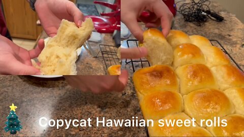 Copycat Kings Hawaiian sweet rolls#HawaiianSweetRollRecipe￼