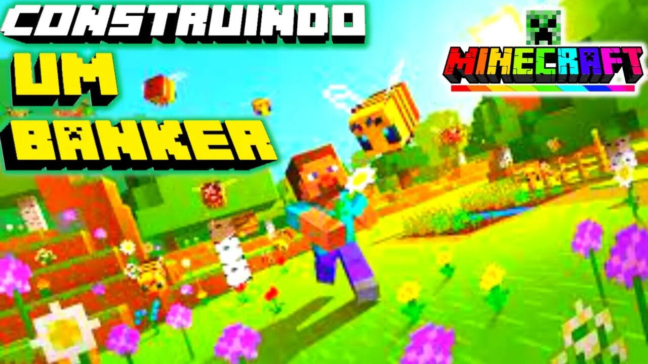 MINECRAFT 1.19 | JAVA | BEDROCK - CONSTRUINDO UM ABRIGO PARA ME PROTEGER