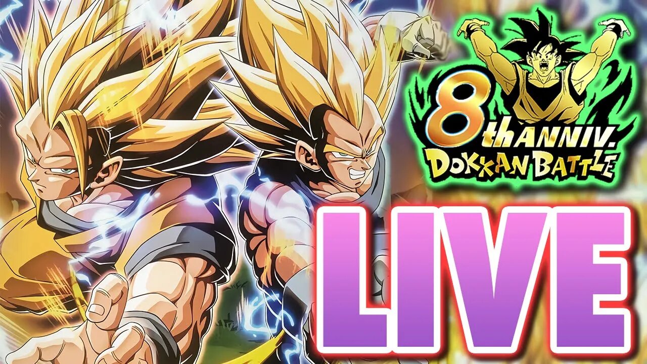 🔴8TH ANNIVERSARY HYPE! GRINDING DRAGON STONES AND MORE! | DBZ Dokkan Battle