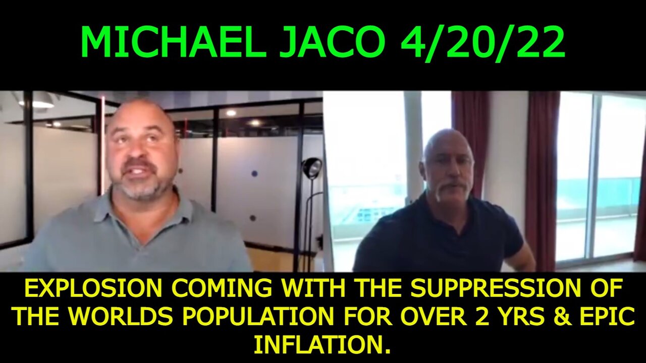 MICHAEL JACO 4/20/22 - EXPLOSION COMING WITH THE SUPPRESSION