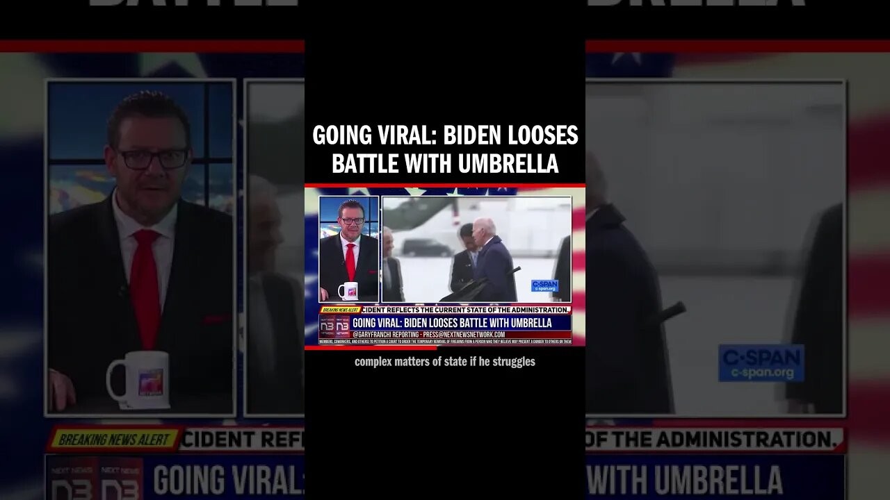 Going Viral: Biden Looses Battle with Umbrella