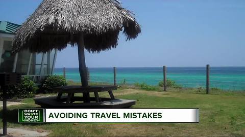 Avoiding travel mistakes