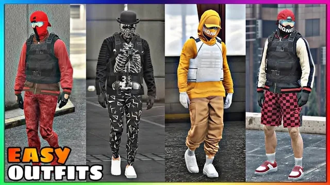 Gta 5 online tryhard outfits shop