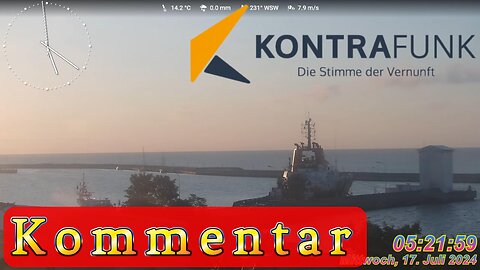 Kommentar im Kontrafunk 17.07.2024 - Markus Vahlefeld #glaubewenig, #hinterfragealles, #denkeselbst