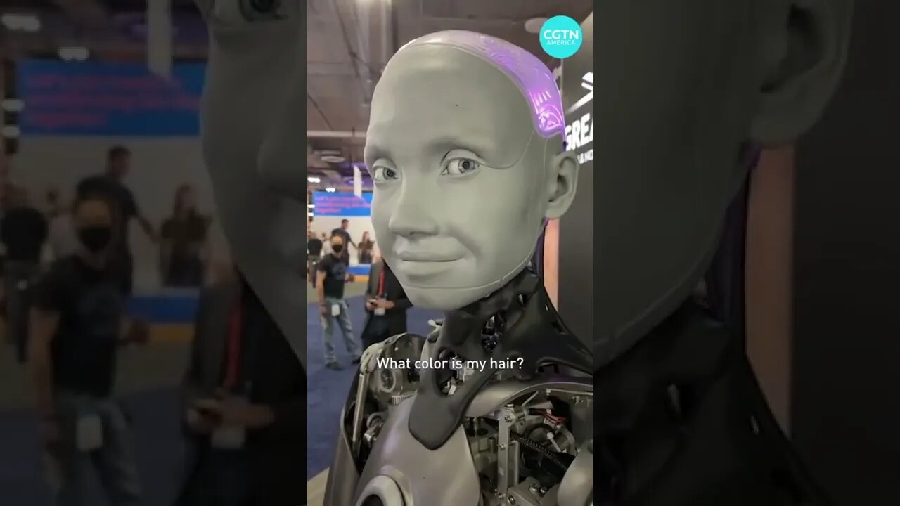 Do you know what believes robot gazed at the interesting talk
