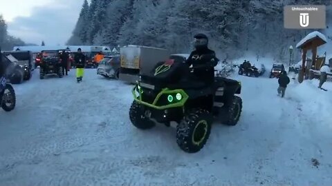 Frozen Rush 🥶🚀 Snow Ice Race ❄️❗️ATV SSV QUAD MOTO❗️ Băiuț, Maramureș Day 1 5