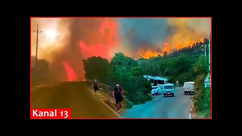 Fierce fire in Russia is expanding: Hundreds of people were evacuated, helicopters are involved