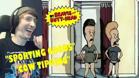 Beavis & Butt-Head (1993) Reaction | Episode 3x13 & 4x2 "Sporting Goods/Cow Tipping" [MTV Series] RE-UPLOAD
