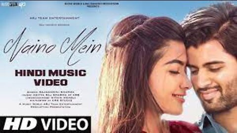 New Song 2022,New Hindi Song,Hindi Video Song | Tumko Naino Se | Rashmika Mandanna,Vijay Devarakonda