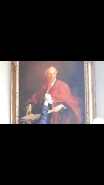 Pro-Palestine activist slashes historic painting of British statesman at the University of Cambridge