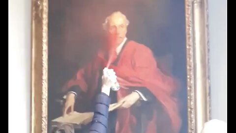 Pro-Palestine activist slashes historic painting of British statesman at the University of Cambridge