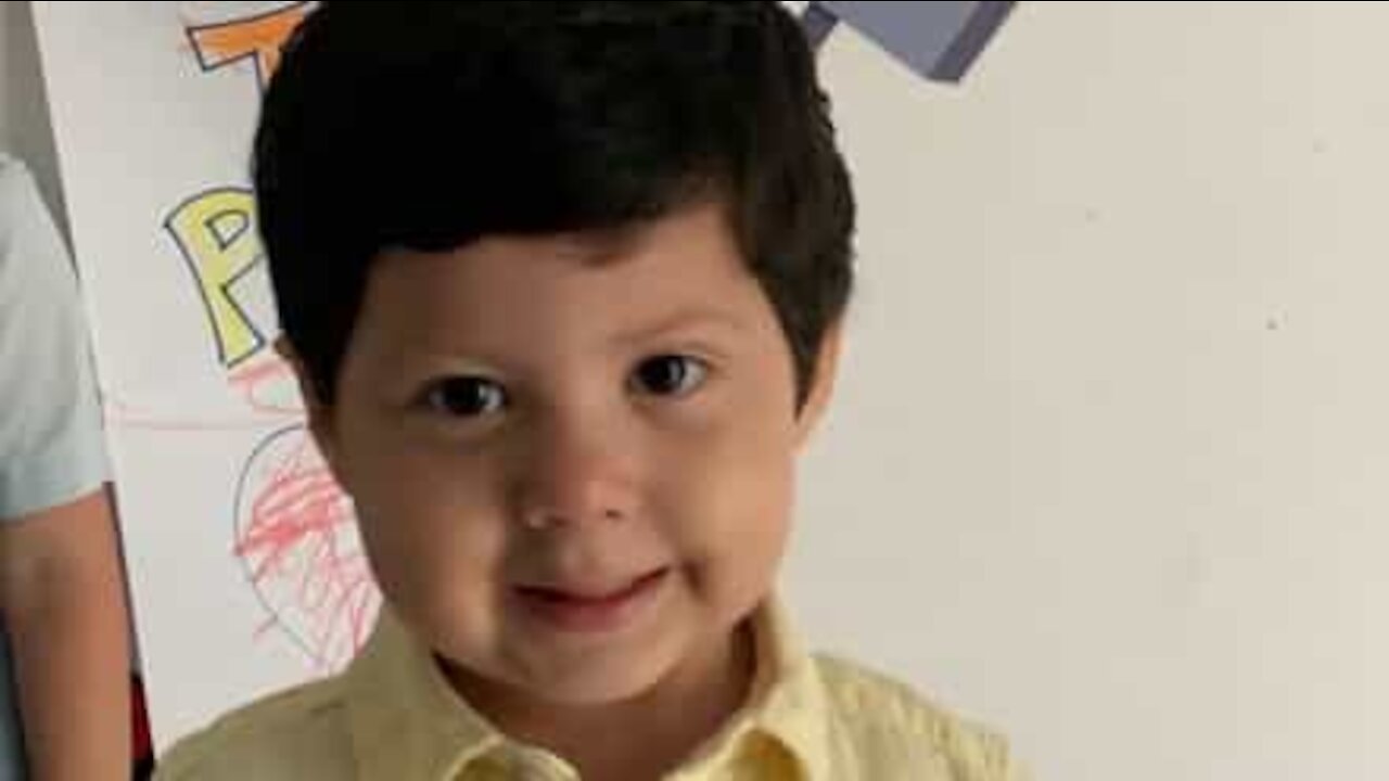 Menino faz de tudo para abraçar os avós!