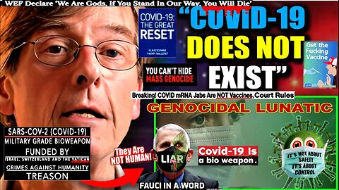 Pfizer VP Blows Whistle: 'Viruses Do NOT Exist' (compilation video version)