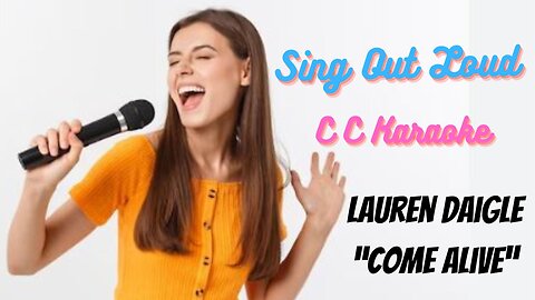 Lauren Daigle "Come Alive (Dry Bones)" (BackDrop Christian Karaoke)