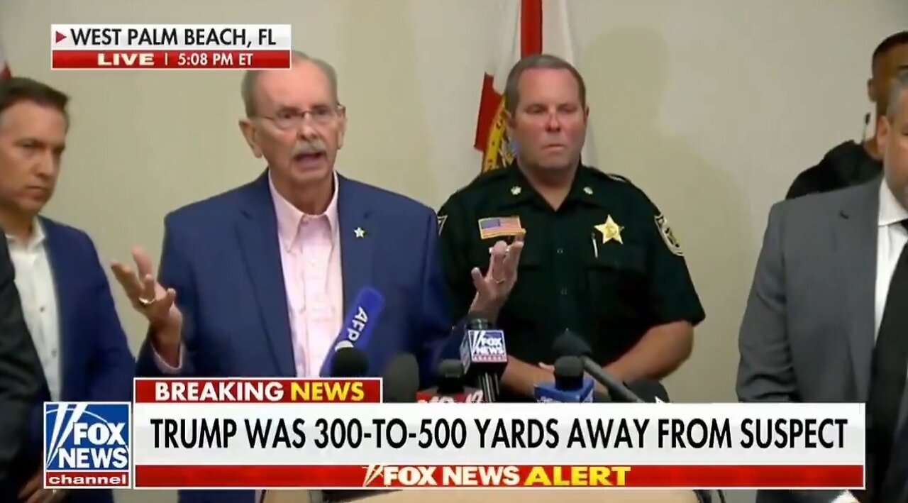 Sheriff: Trump’s Security at Golf Course Was Lighter Because He's Not Sitting President