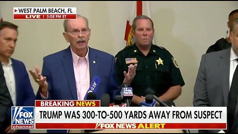 Sheriff: Trump’s Security at Golf Course Was Lighter Because He's Not Sitting President