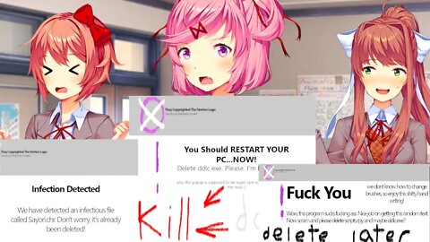 NORTON ANTIVIRUS DESTROYS THE LITERATURE CLUB